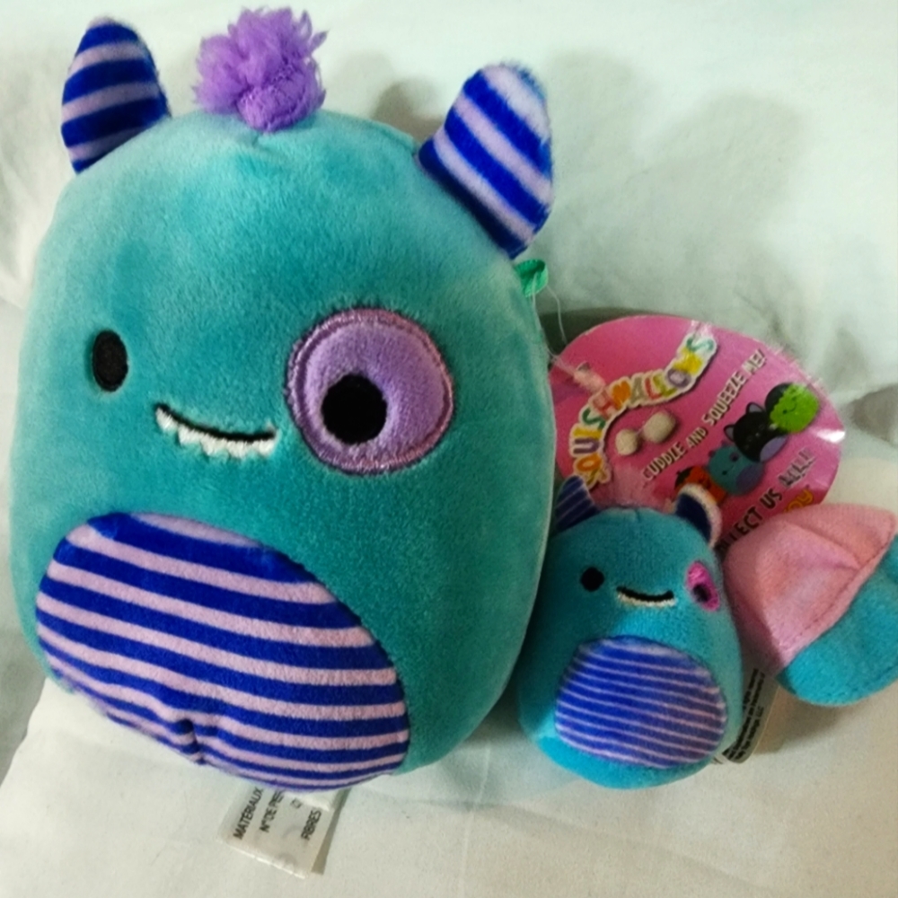 OG 2019 5" Morty and 2020 Morty squishville